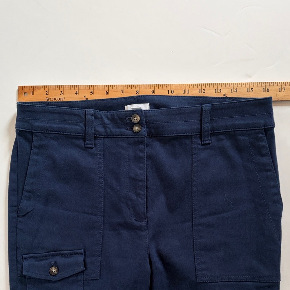 J. Jill Deep Blue Cargo Pants - Picture 6 of 10